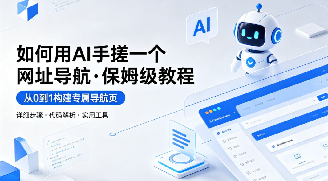 如何用AI手搓一个网址导航
