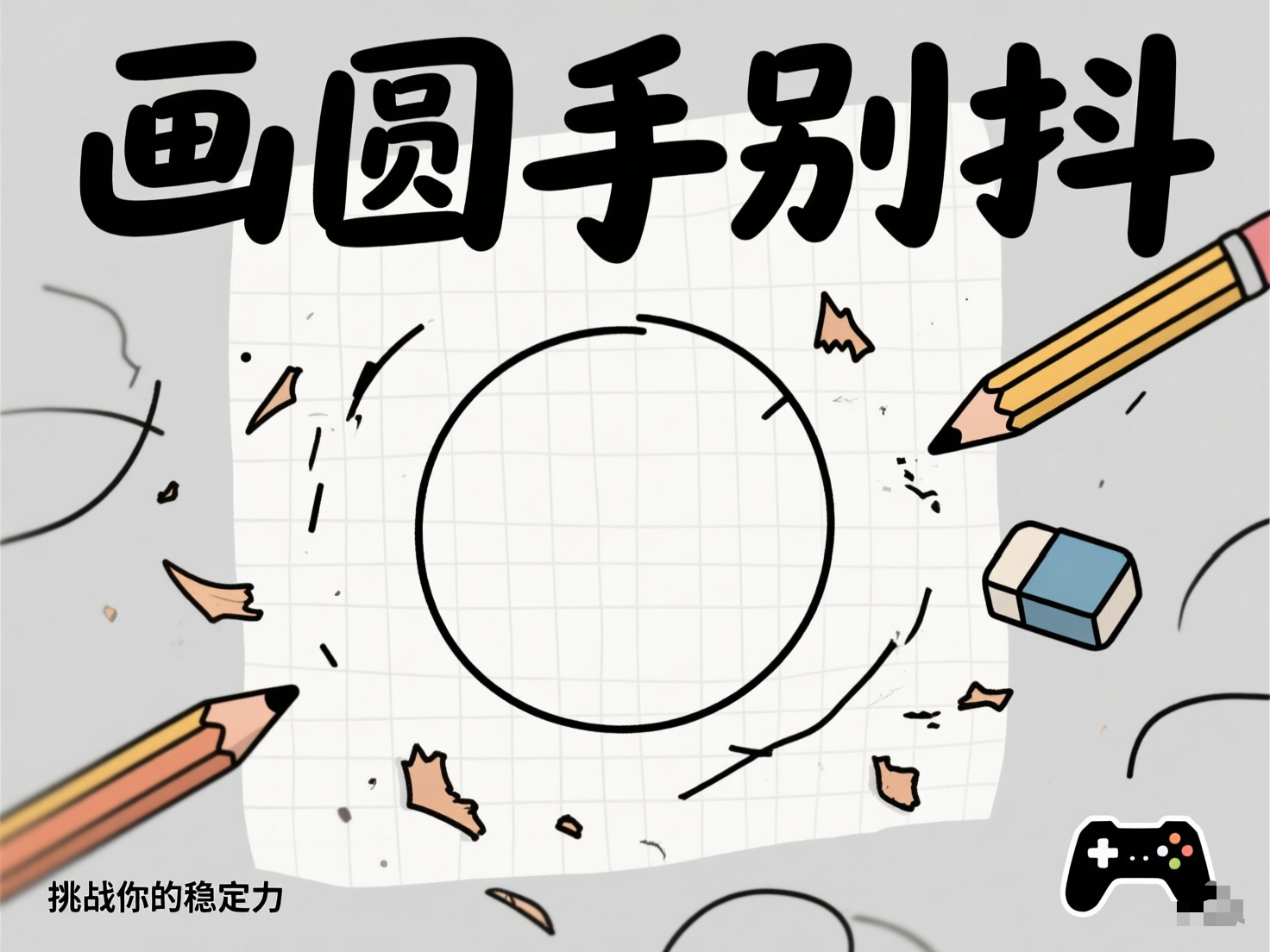 画圆别手抖